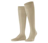 FALKE Herren Kniestrümpfe Tiago M Kh nachhaltige Fil D'Ecosse Baumwolle lang einfarbig 1 Paar, Beige Silk 4097, 41-42