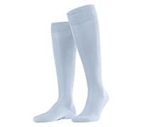 FALKE Herren Kniestrümpfe Tiago M Kh nachhaltige Fil D'Ecosse Baumwolle lang einfarbig 1 Paar, Blau Light Blue 6594, 41-42