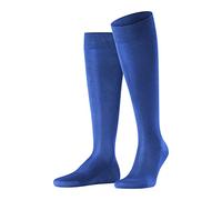 FALKE Herren Kniestrümpfe Tiago M Kh nachhaltige Fil D'Ecosse Baumwolle lang einfarbig 1 Paar, Blau Sapphire 6055, 45-46