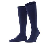 FALKE Herren Kniestrümpfe Ultra Energizing M Kh Baumwolle mit Kompression 1 Paar, Blau Deep Blue 6418 - Wadenumfang W4, 45-46 W4