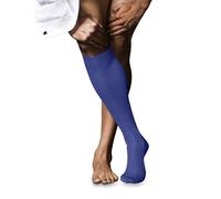 FALKE Herren No. 10 Kniestrümpfe atmungsaktive Baumwolle hochwertig seidiger Glanz elegant verstärkte Herrensocken flache Naht druckfreie Fußspitze fein gerippt einfarbig Business 1 Paar