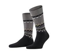 FALKE Herren Socken Norseman M So Wolle gemustert 1 Paar, Grau Flanell 3210, 39-42