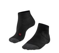 FALKE Herren Padelsocken PL2 Short M SSO Baumwolle Funktionsmaterial antiblasen 1 Paar, Schwarz (Black 3000), 42-43