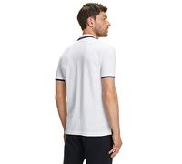FALKE Herren Polohemd Basic Polo Shirt Colour Edge M Pl Baumwolle weich hautfreundlich bequem sehr leicht 1 Stück, Weiß White 2000, S