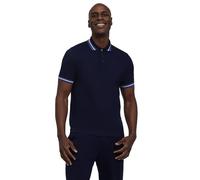 FALKE Herren Polohemd Basic Polo Shirt M PL Baumwolle weich hautfreundlich 1 Stück, Blau (Space Blue 6116), S