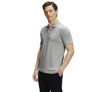 FALKE Herren Polohemd Basic Polo Shirt Piqué M Pl Baumwolle weich hautfreundlich bequem sehr leicht 1 Stück, Grau Light Grey 3400, S