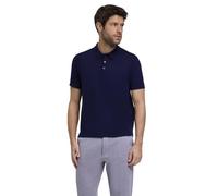 FALKE Herren Polohemd Basic Polo Ultrafine M Pl Wolle weich hautfreundlich bequem sehr leicht 1 Stück, Blau Space Blue 6116, 3XL