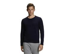 FALKE Herren Pullover Basic Cotton Crew Neck M Pu Baumwolle elegant klassisch Business Freizeit mit Rundhalsausschnitt 1 Stück, Blau Night Sky 6437, XXL