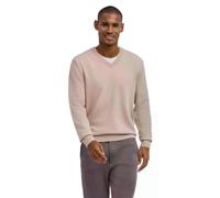 FALKE Herren Pullover Basic Lambswool V-Neck M Pu Wolle elegant klassisch für Business und Freizeit mit V-Ausschnitt 1 Stück, Beige Ginger 4006, XL