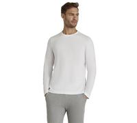 FALKE Herren Pullover Basic T-Shirt Longsleeve M L/s Sh Baumwolle weich Langarm bequem sehr leicht 1 Stück, Weiß White 2000, M