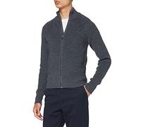 FALKE Herren Pullover Cardigan Zip, Dark Grey, XXL, 60034