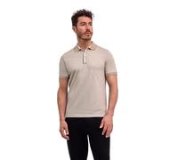 FALKE Herren Selection Pima Piqué Detail M Pl Baumwolle weich hautfreundlich bequem sehr leicht Polohemd, Beige Effektgarn 9420, L