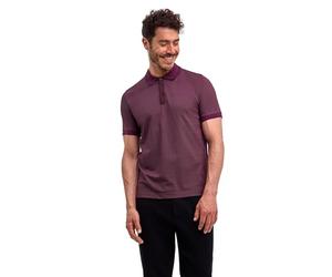 FALKE Herren Selection Pima Piqué Detail M Pl Baumwolle weich hautfreundlich bequem sehr leicht Polohemd, Rot Effektgarn 9850, XXL