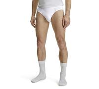 FALKE Herren Slip Daily Comfort 2-Pack M BR Baumwolle atmungsaktiv 2 Stück, Weiß (White 2000), 3XL