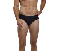 FALKE Herren Slip Daily Comfort 2-Pack M BR Baumwolle atmungsaktiv 2 Stück, Schwarz (Black 3000), L