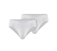 Falke Regular Fit Brief mit Logo-Detail Modell 'Daily' in Weiss, Größe L