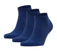 FALKE Herren Sneaker 3er Pack - Cool 24/7, Socken, Klimaaktivsohle, Unifarben 39-40 Blau