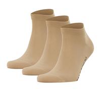 FALKE Herren Sneaker 3er Pack - Cool 24/7, Socken, Klimaaktivsohle, Unifarben 41-42 Beige