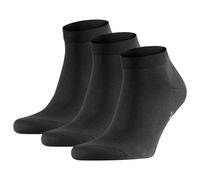 FALKE Herren Sneaker 3er Pack - Cool 24/7, Socken, Klimaaktivsohle, Unifarben Grau 41-42