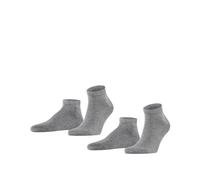 Falke Happy - 2er Pack 43-46 grau (478838) Grau 43-46