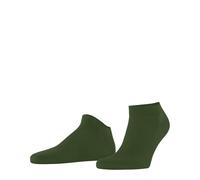 FALKE Herren Sneakersocken Cool 24/7 M Sn Baumwolle kurz einfarbig 1 Paar, Grün Cypress 7528, 43-44