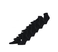 FALKE Herren Sneakersocken Happy 6-Pack M SN Baumwolle kurz einfarbig 6 Paar, Blau (Dark Navy 6375), 39-42