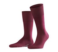 FALKE Herren Socken Airport - Freizeit- und Business-Socken, Uni, Vorteilspack Rot 45-46 1er Pack