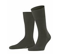FALKE Herren Socken - Airport, Kurzstrumpf, Freizeit- und Business-Socken, Unifarben Grün mel. / 45-46 45-46 Grün