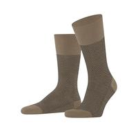 FALKE Herren Socken Airport M So Wolle Baumwolle einfarbig 1 Paar, Braun Camel 5038 Herringstripe, 39-42