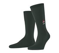 FALKE Herren Socken Airport M SO Wolle Baumwolle einfarbig 1 Paar, Grün (Hunter Green 7441) - Santa Chimney, 41-42