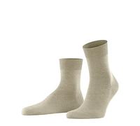 FALKE Herren Socken Airport M Sso Wolle Baumwolle einfarbig 1 Paar, Beige Melange 4043, 39-40
