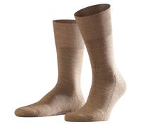 FALKE Herren Socken - Airport Plus, Kurzstrumpf, Freizeit- und Business-Socken, Unifarben Beige 45-46