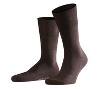 FALKE Herren Socken Airport Plus M So Wolle Baumwolle einfarbig 1 Paar, Braun Brown 5930, 45-46