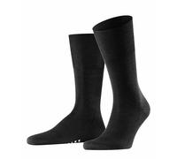 FALKE Airport Socken schwarz, Einfarbig