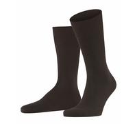 FALKE Herren Socken Airport M So Wolle Baumwolle einfarbig 1 Paar, Braun Brown 5930, 43-44