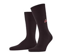FALKE Herren Socken Airport X-Mas Car M So Wolle Baumwolle einfarbig 1 Paar, Rot Barolo 8596, 41-42