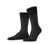 Falke Herren Socken Artwork Tie Baumwolle gemustert Schwarz Gr. 45-46