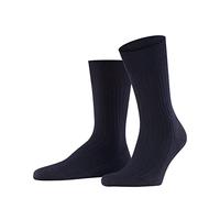 Falke Herren Socken Bristol Pure Wolle einfarbig Dunkelblau Größe 41-42