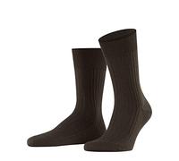 FALKE Herren Socken Bristol Pure M So Wolle einfarbig 1 Paar, Braun Brown 5930, 43-44