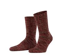 FALKE Herren Socken Brooklyn M SO Baumwolle einfarbig 1 Paar, Rot (Red Flash 8154), 43-46