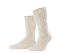 Falke Herren Socken Brooklyn – Baumwolle, einfarbig, gerippter Abschluss – Beige 39-42