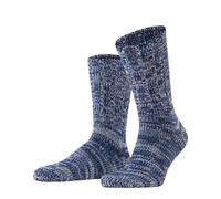 FALKE Herren Socken Brooklyn M So Baumwolle einfarbig 1 Paar, Blau Dusty Blue 6263, 39-42