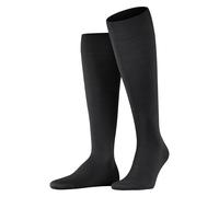 FALKE Herren Kniestrümpfe ClimaWool M Kh Wolle Lyocell lang einfarbig 1 Paar, Schwarz Black 3000, 41-42