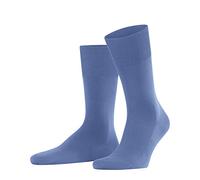 FALKE Herren Socken ClimaWool M So Wolle Lyocell einfarbig 1 Paar, Blau Cornflower Blue 6554, 41-42