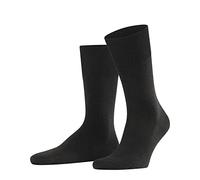 FALKE Herren Socken ClimaWool M SO Wolle Lyocell einfarbig 1 Paar, Grau (Anthracite Melange 3117), 45-46
