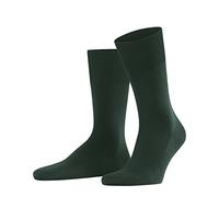 FALKE Herren Socken ClimaWool M So Wolle Lyocell einfarbig 1 Paar, Grün Hunter Green 7441, 43-44