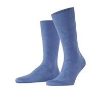 FALKE Herren Socken ClimaWool Special Edition M So Wolle Lyocell einfarbig 1 Paar, Blau Water 6550, 43-44