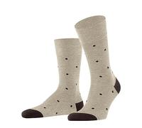 FALKE Herren Socken Dot M So Baumwolle gemustert 1 Paar, Beige Taupe Melange 4045, 43-46