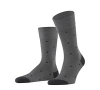 FALKE Herren Socken Dot M So Baumwolle gemustert 1 Paar, Grau Steel Melange 3167, 43-46