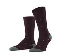 FALKE Herren Socken Dot M SO Baumwolle gemustert 1 Paar, Rot (Barolo 8597), 47-50